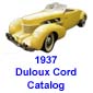 1937 Duloux Cord Catalog